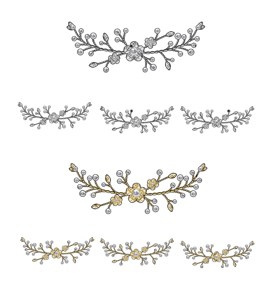 お姫様の装飾パック(フルカラー85本)