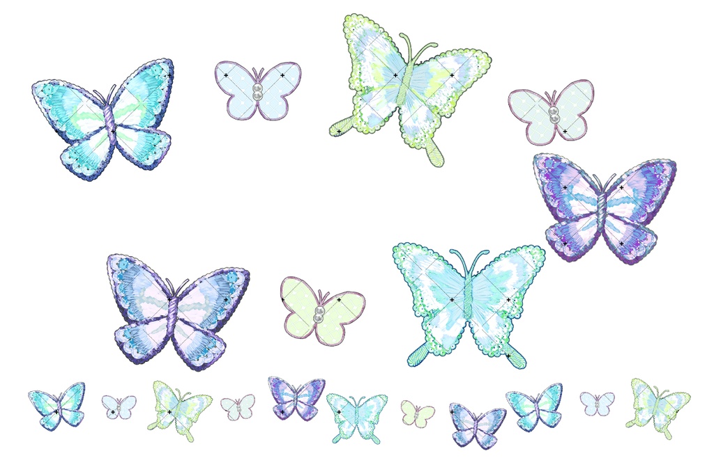 お姫様の装飾パック(フルカラー85本)