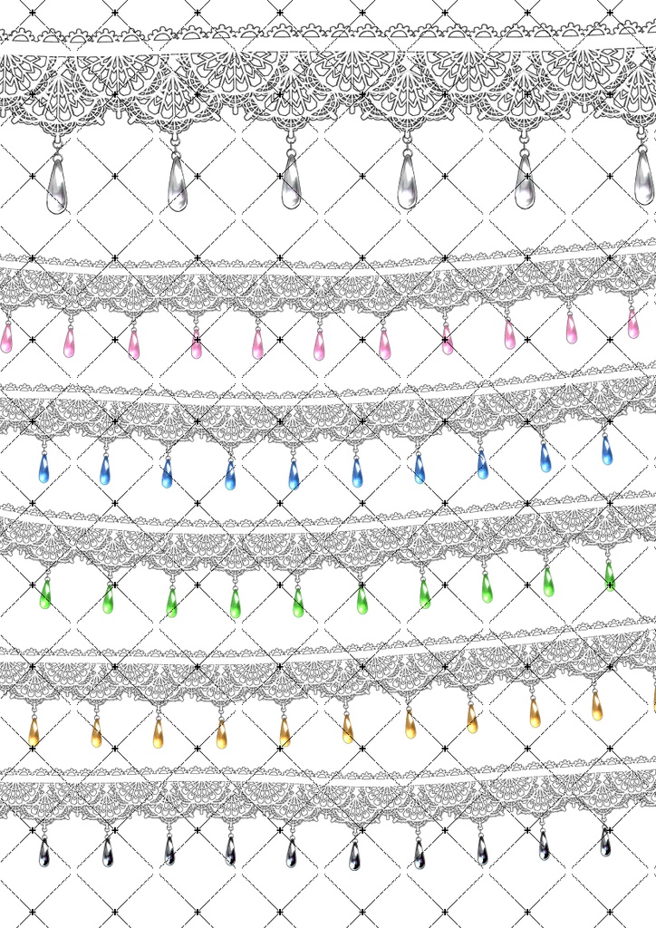魔法使いの装飾パック(フルカラー210種)