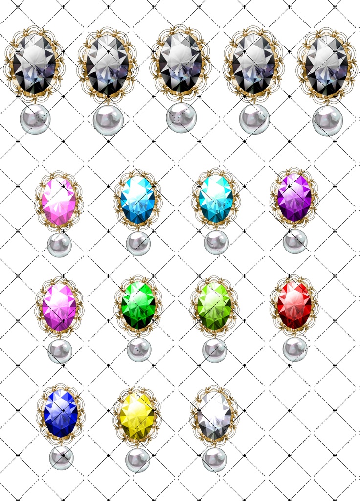 魔法使いの装飾パック(フルカラー210種)