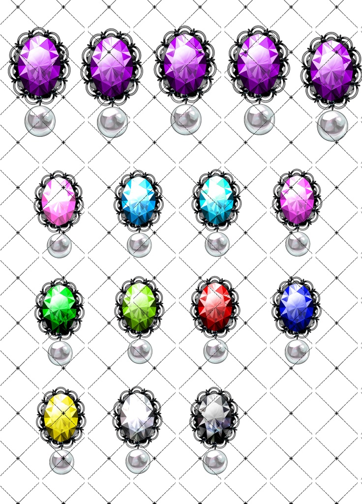 魔法使いの装飾パック(フルカラー210種)