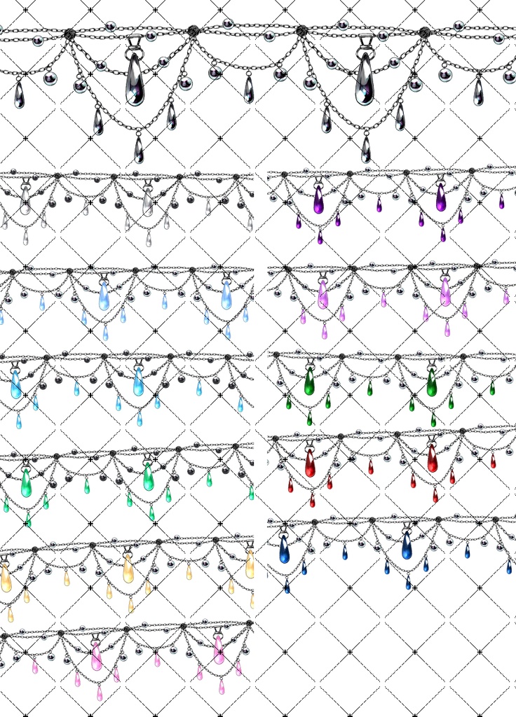 魔法使いの装飾パック(フルカラー210種)