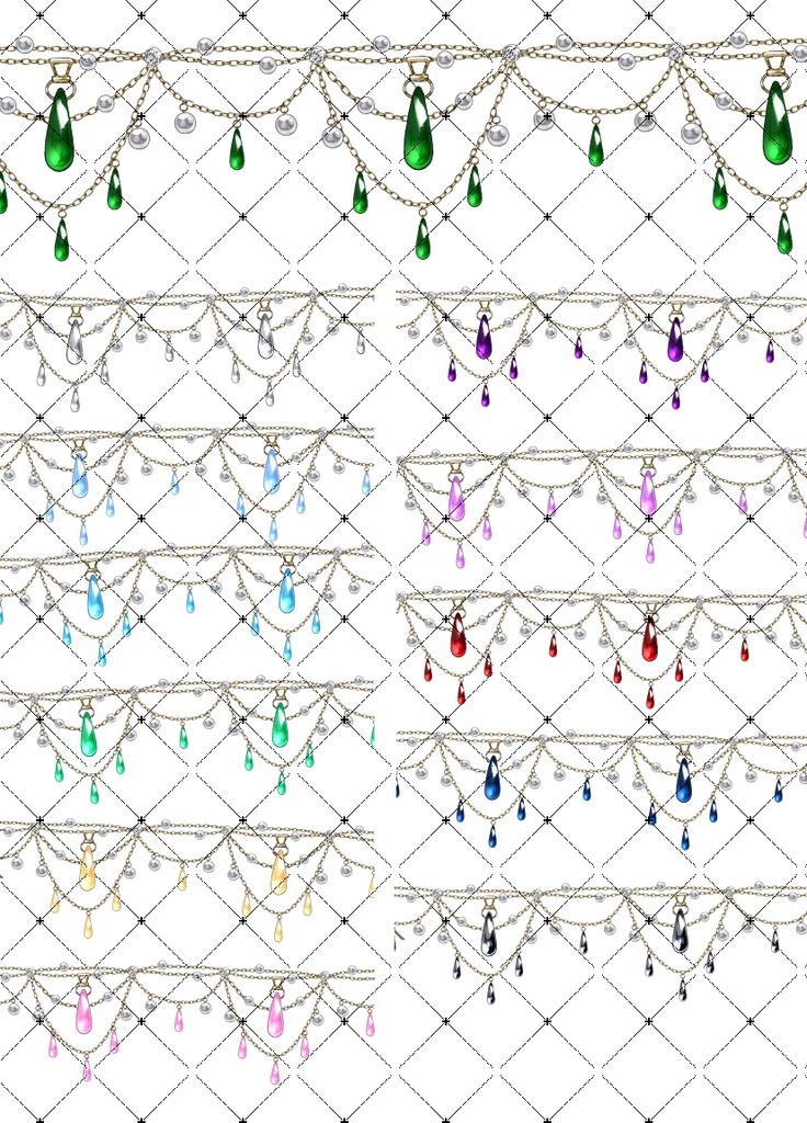 魔法使いの装飾パック(フルカラー210種)