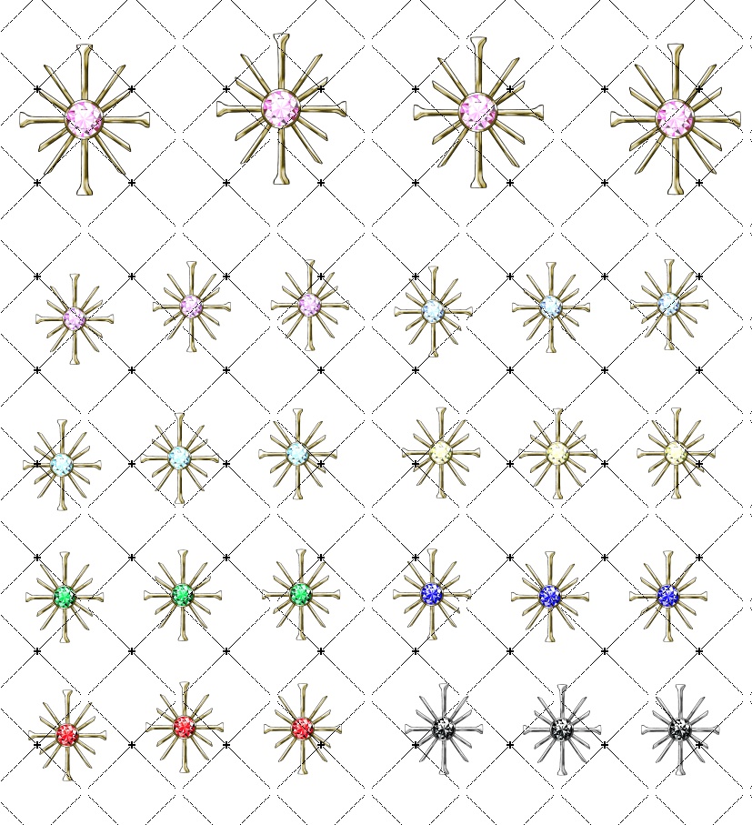 魔法使いの装飾パック(フルカラー210種)