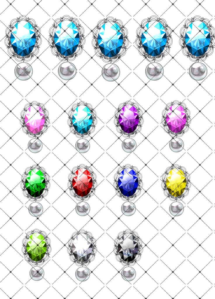 魔法使いの装飾パック(フルカラー210種)