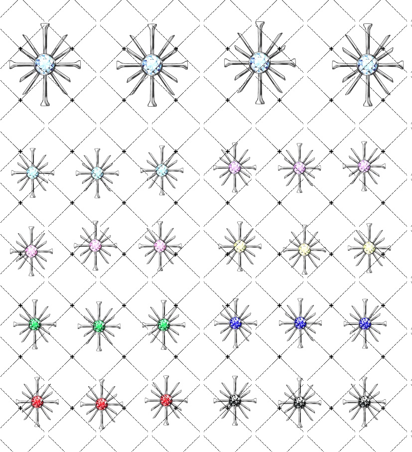 魔法使いの装飾パック(フルカラー210種)