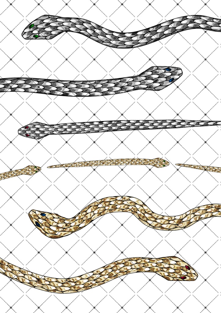 魔法使いの装飾パック(フルカラー210種)