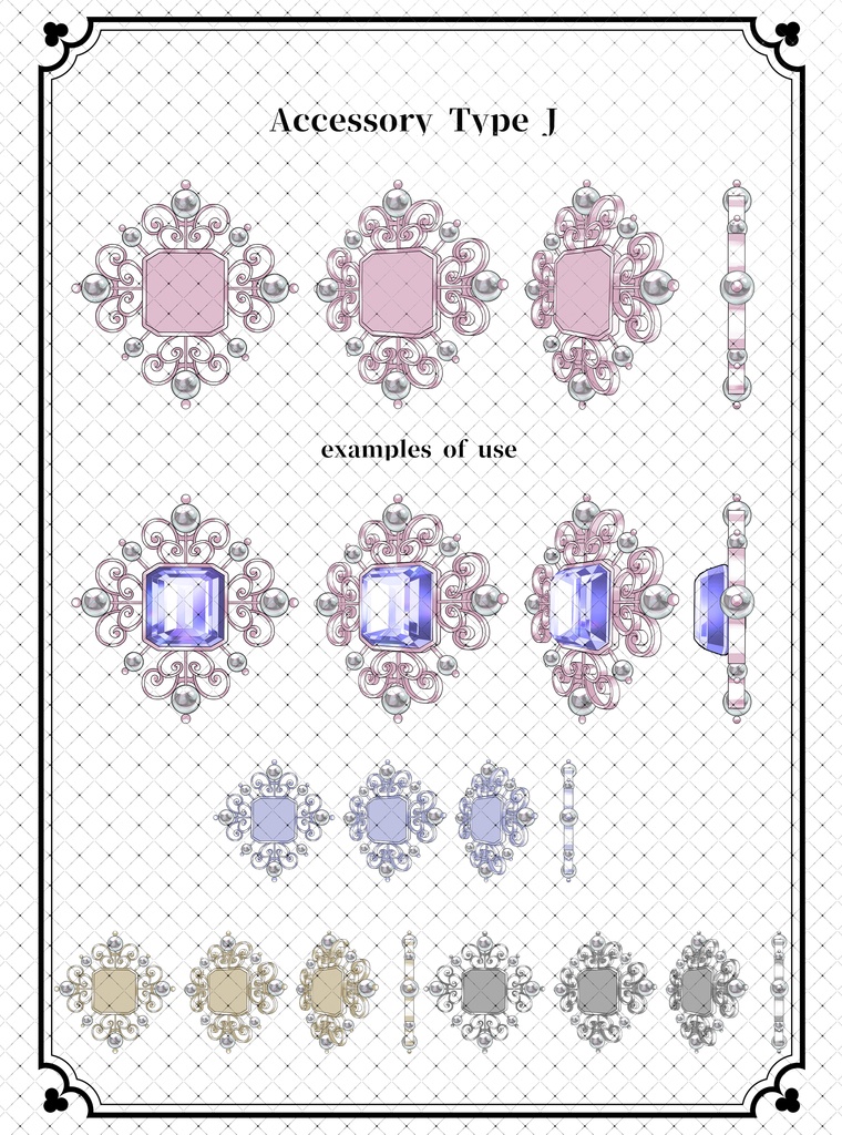 【アップデート】ウェブトゥーンに適した多角度アクセサリーカスタム作成キット
