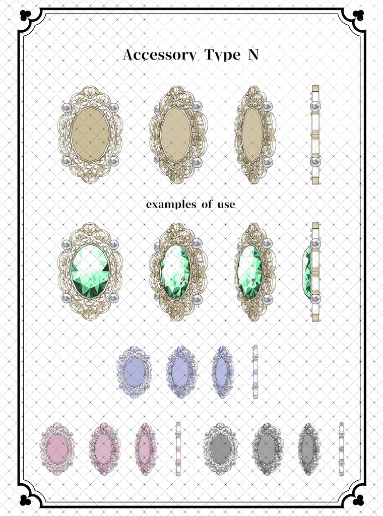 【アップデート】ウェブトゥーンに適した多角度アクセサリーカスタム作成キット