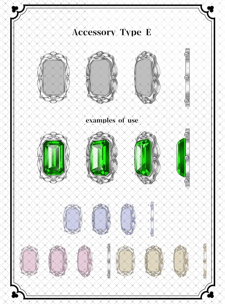 【アップデート】ウェブトゥーンに適した多角度アクセサリーカスタム作成キット