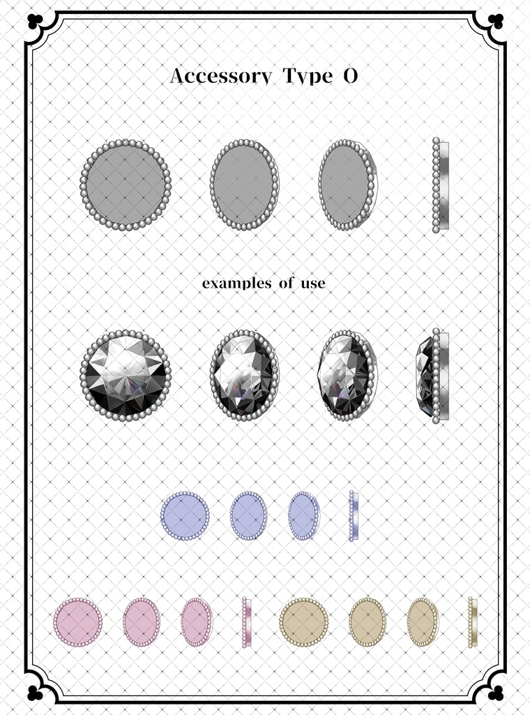 【アップデート】ウェブトゥーンに適した多角度アクセサリーカスタム作成キット