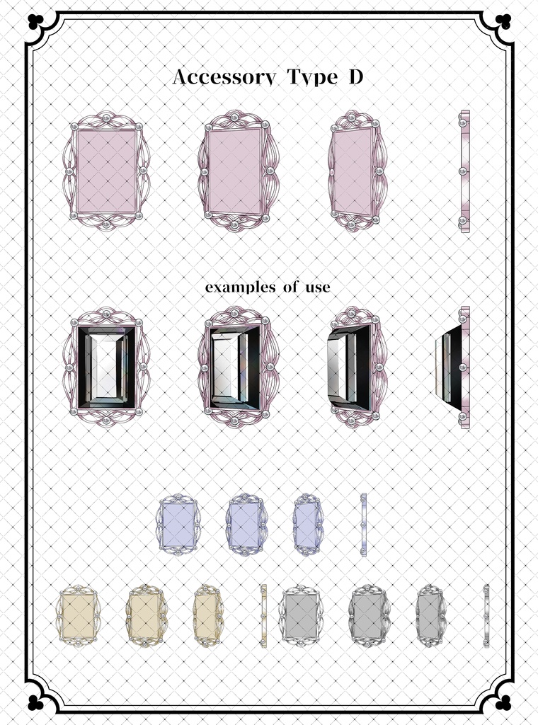 【アップデート】ウェブトゥーンに適した多角度アクセサリーカスタム作成キット
