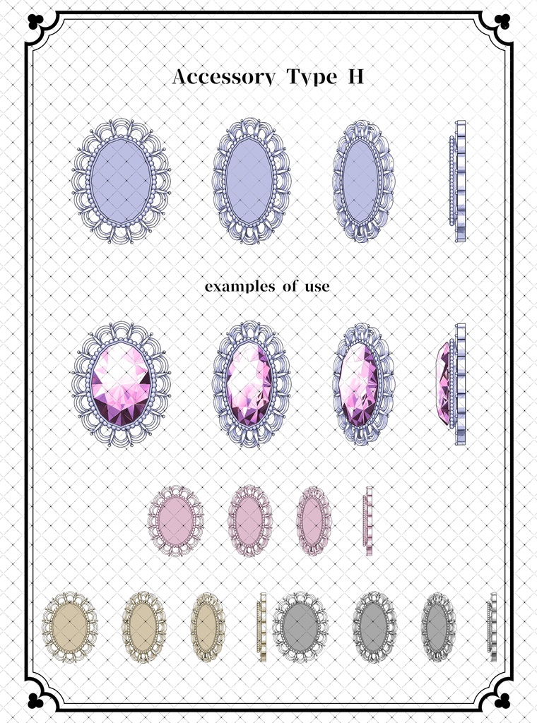 【アップデート】ウェブトゥーンに適した多角度アクセサリーカスタム作成キット