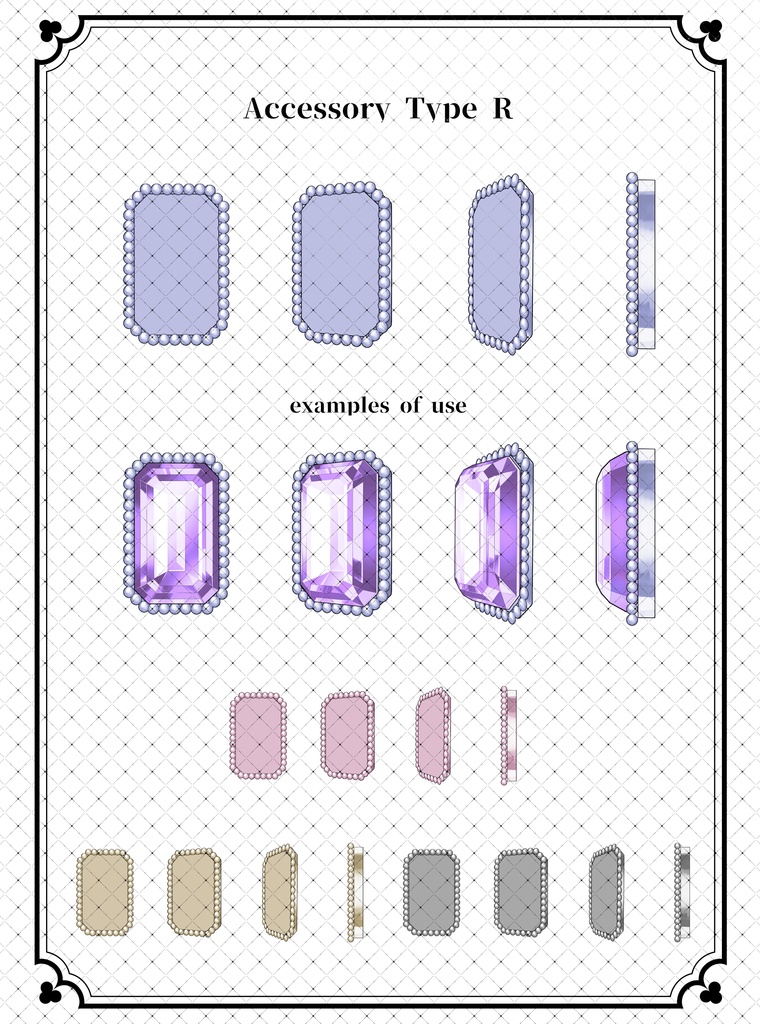 【アップデート】ウェブトゥーンに適した多角度アクセサリーカスタム作成キット