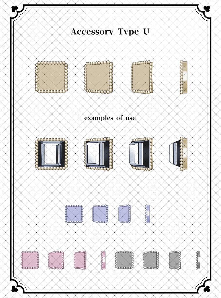 【アップデート】ウェブトゥーンに適した多角度アクセサリーカスタム作成キット