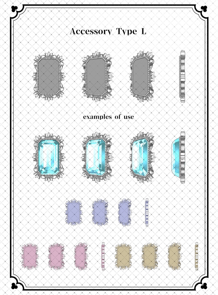 【アップデート】ウェブトゥーンに適した多角度アクセサリーカスタム作成キット