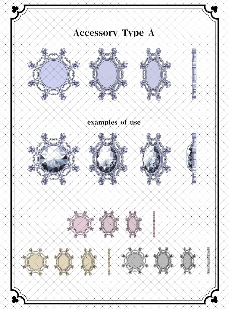 【アップデート】ウェブトゥーンに適した多角度アクセサリーカスタム作成キット