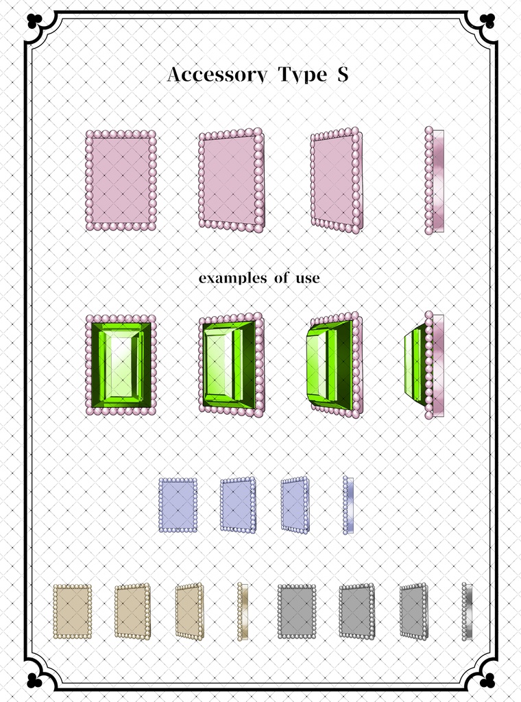【アップデート】ウェブトゥーンに適した多角度アクセサリーカスタム作成キット