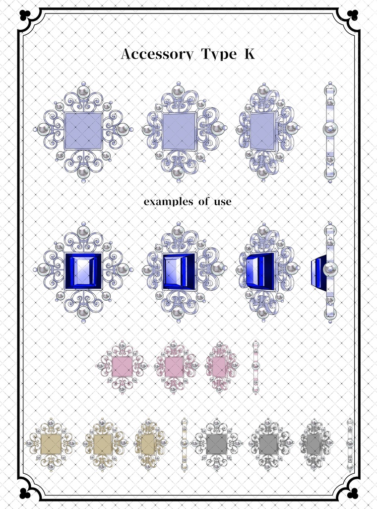 【アップデート】ウェブトゥーンに適した多角度アクセサリーカスタム作成キット