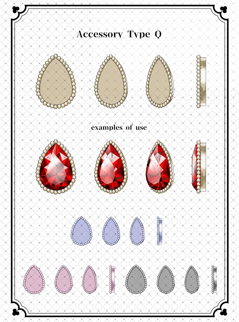 【アップデート】ウェブトゥーンに適した多角度アクセサリーカスタム作成キット