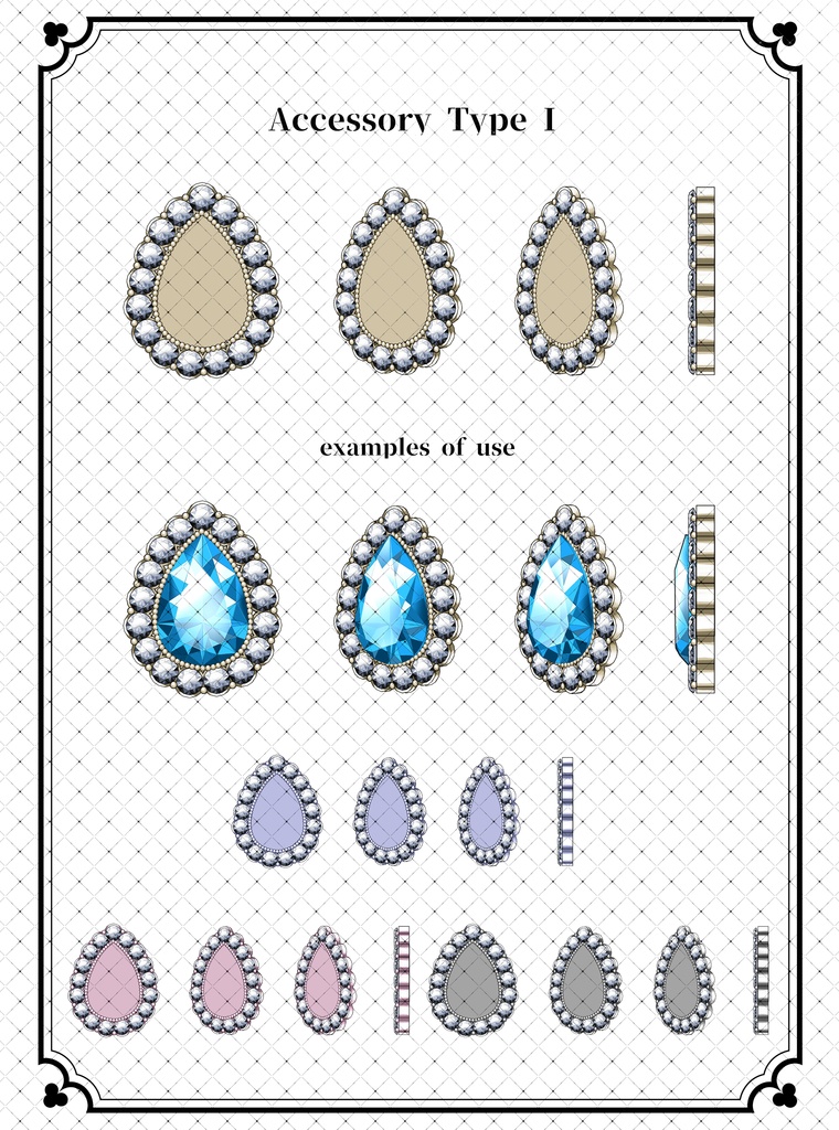 【アップデート】ウェブトゥーンに適した多角度アクセサリーカスタム作成キット