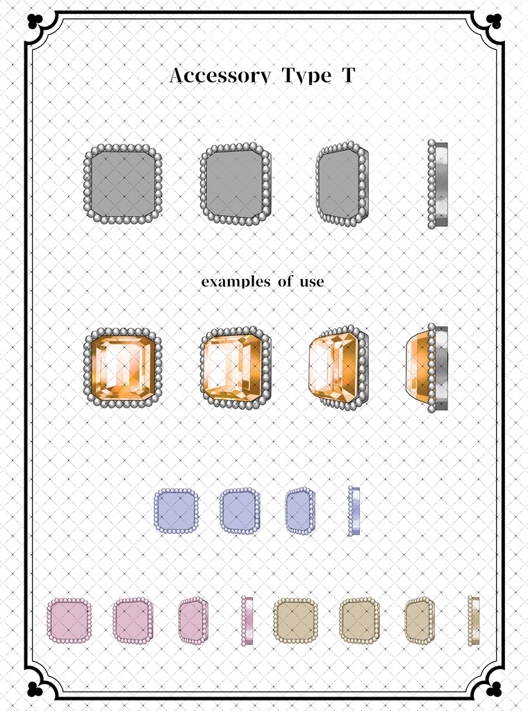 【アップデート】ウェブトゥーンに適した多角度アクセサリーカスタム作成キット