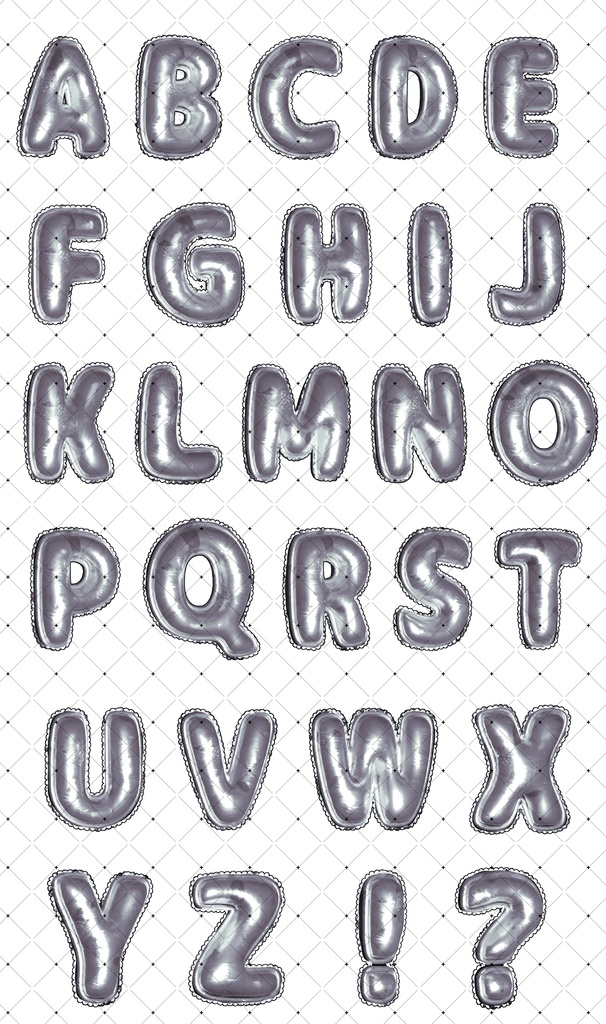 バルーン文字 アルファベット