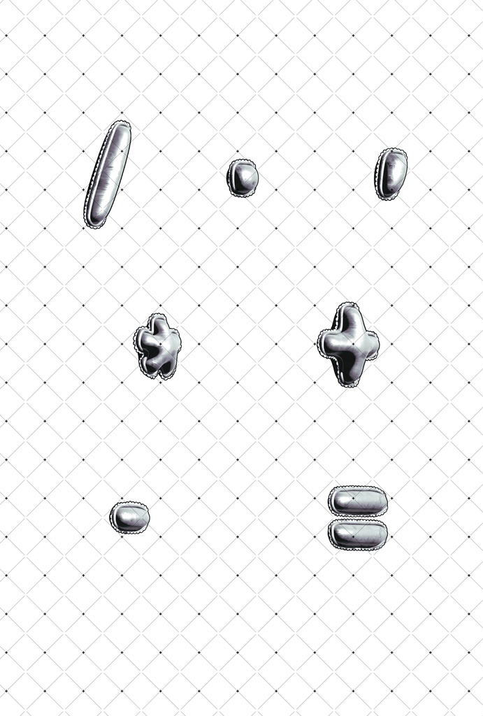 バルーン文字 数字+記号