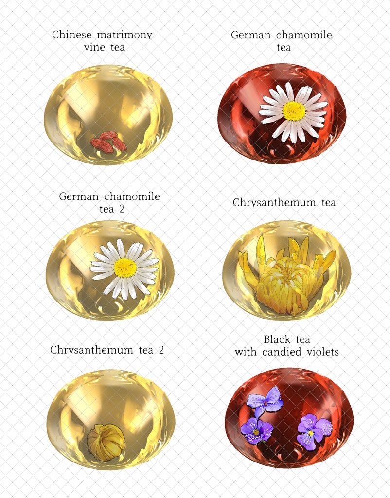 西洋・東洋ティータイムブラシ 51種