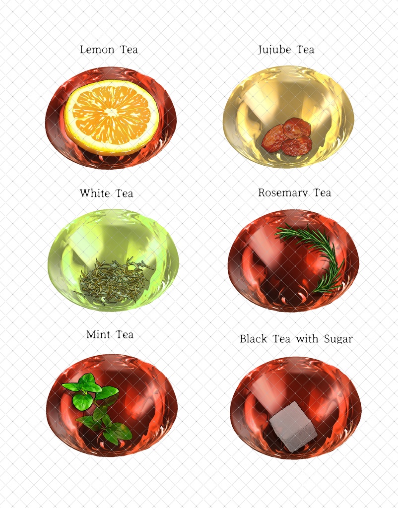 西洋・東洋ティータイムブラシ 51種