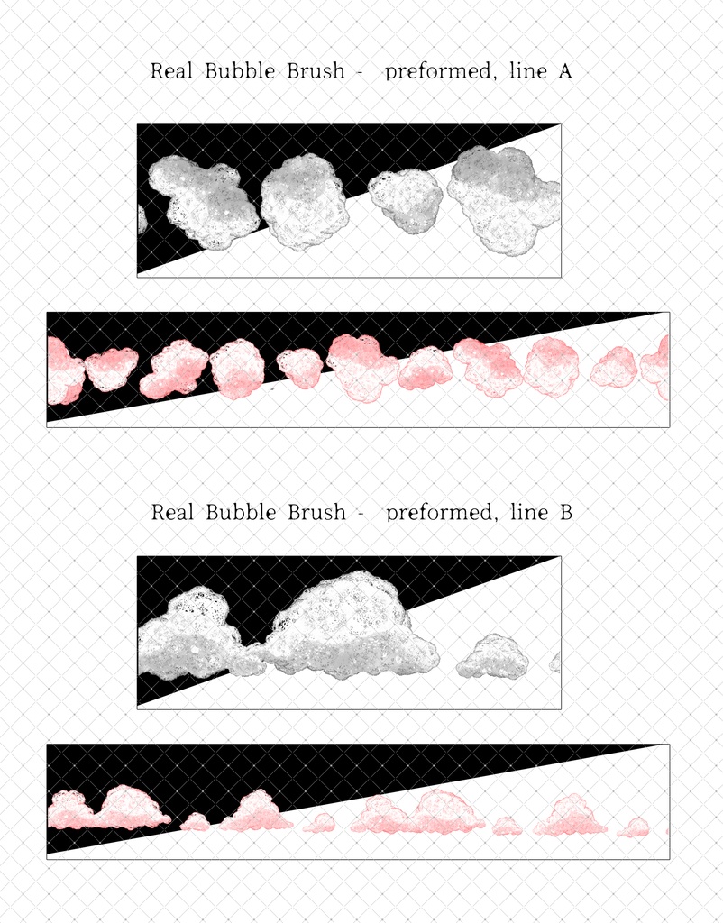 リアル泡ブラシ