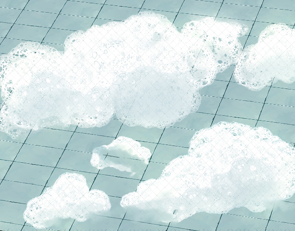 リアル泡ブラシ