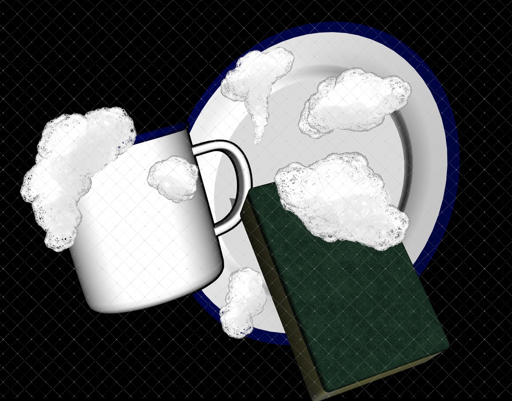 リアル泡ブラシ