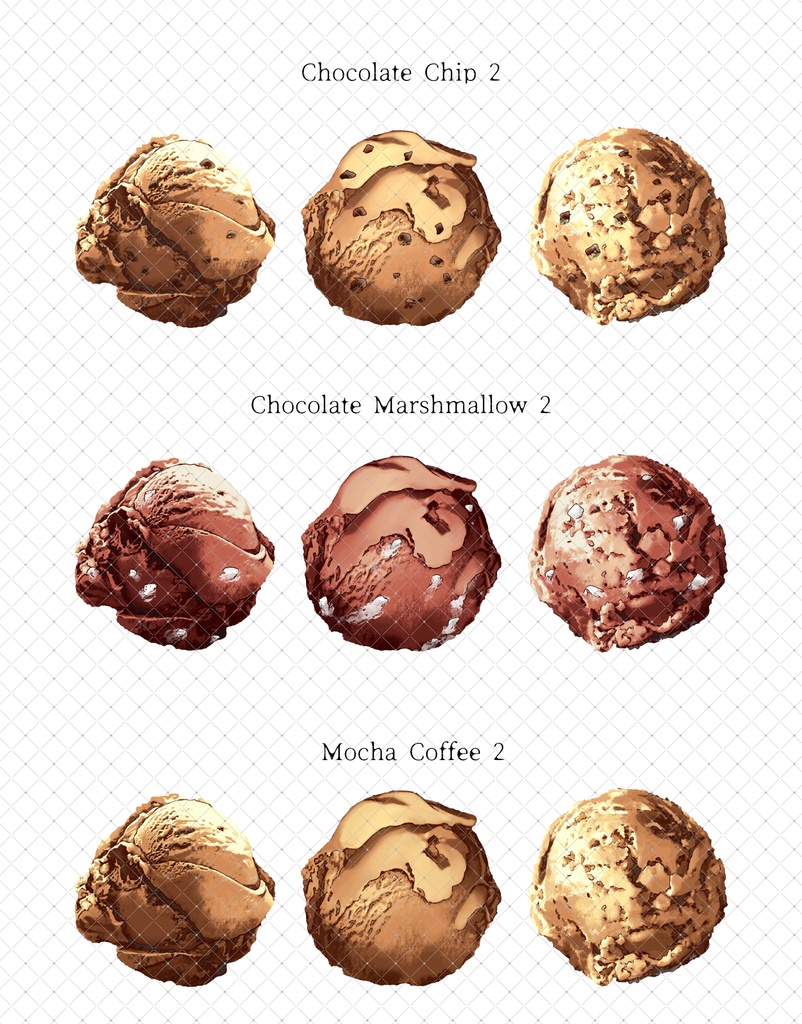 アイスクリーム+トッピング(全フレーバー)79本+3Dコーン