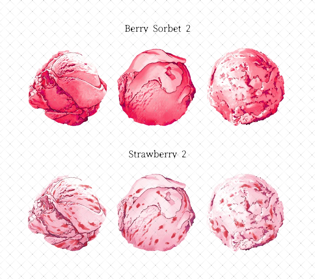 アイスクリーム+トッピング(全フレーバー)79本+3Dコーン