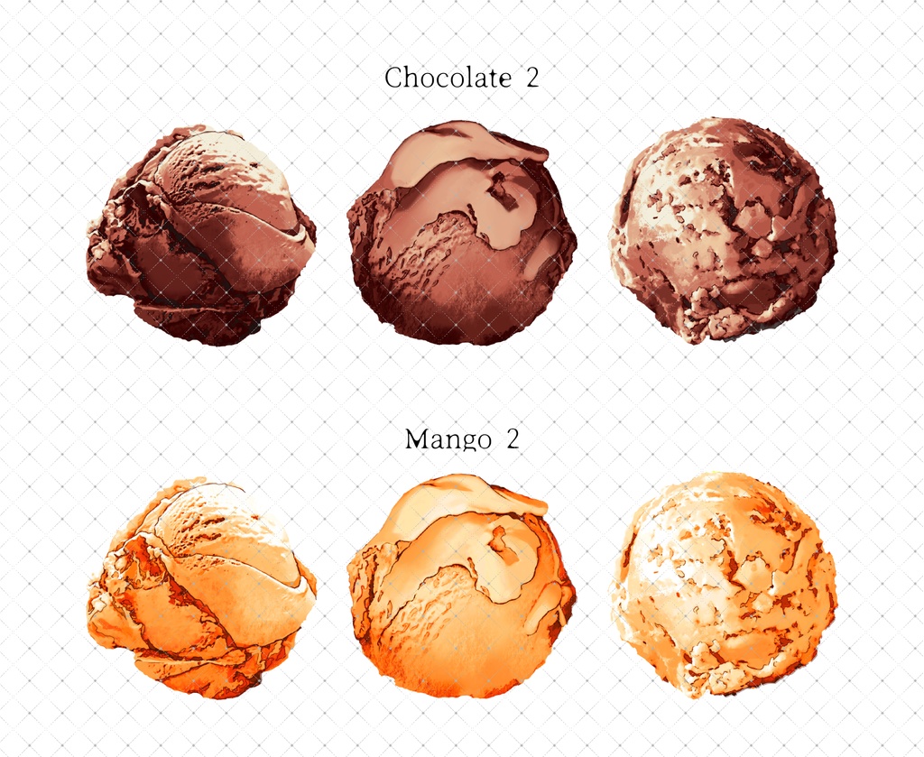 アイスクリーム+トッピング(全フレーバー)79本+3Dコーン