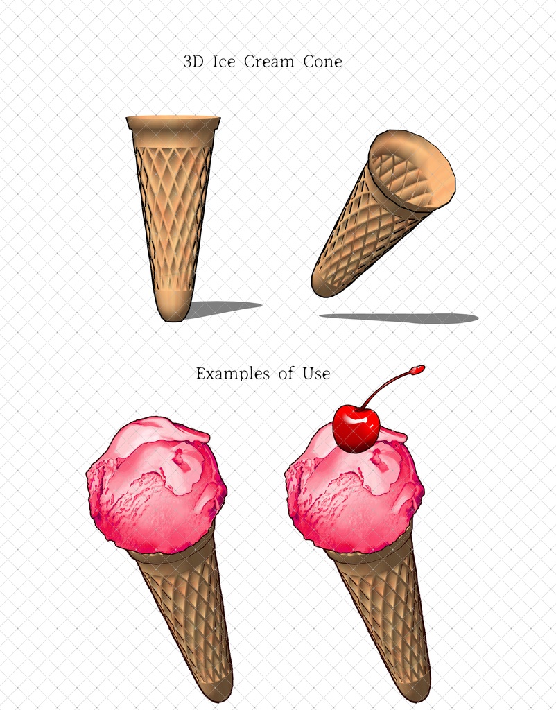 アイスクリーム+トッピング(全フレーバー)79本+3Dコーン