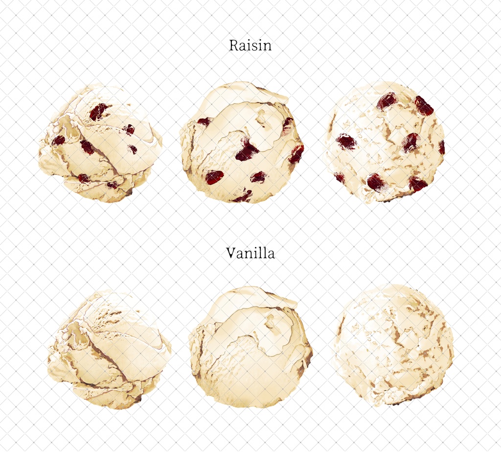 アイスクリーム+トッピング(全フレーバー)79本+3Dコーン