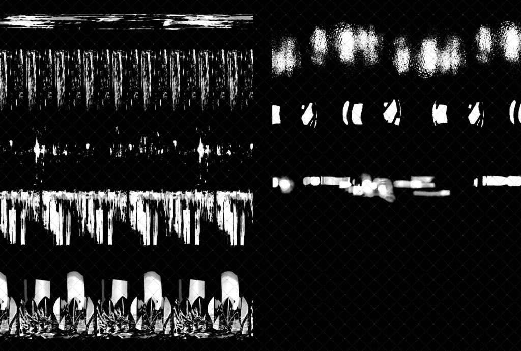 光とガラスの質感ブラシ