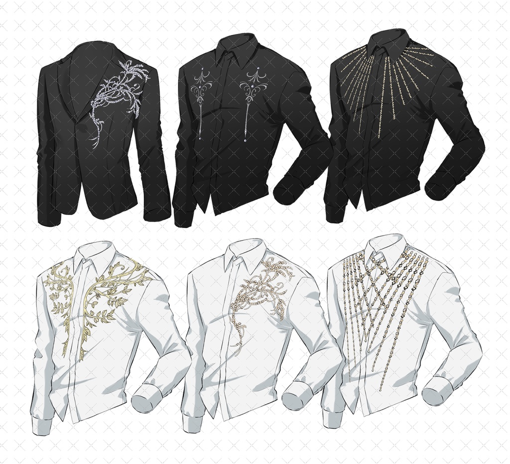 ビジュー装飾ブラシ(ユニセックス)