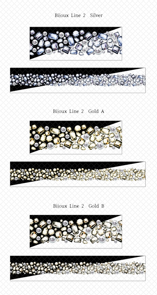 ビジュー装飾ブラシ(ユニセックス)