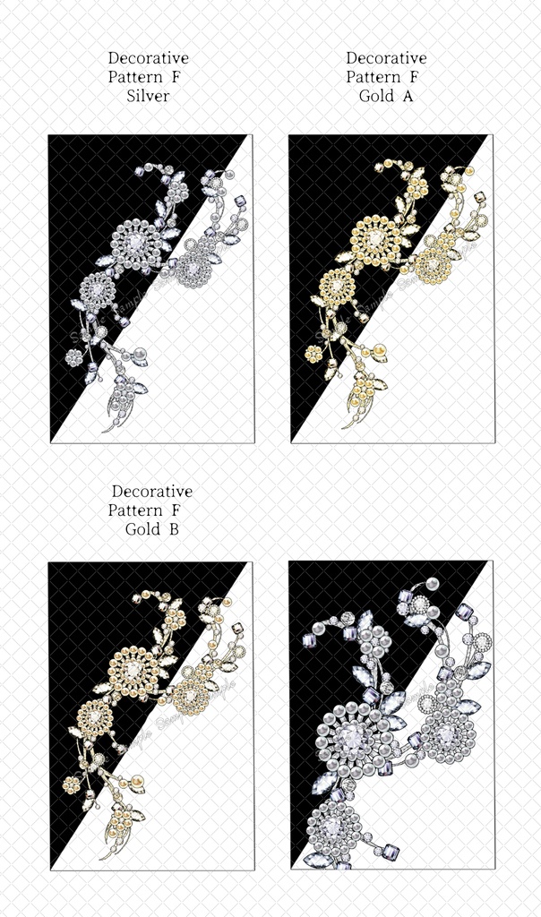 ビジュー装飾ブラシ(ユニセックス)