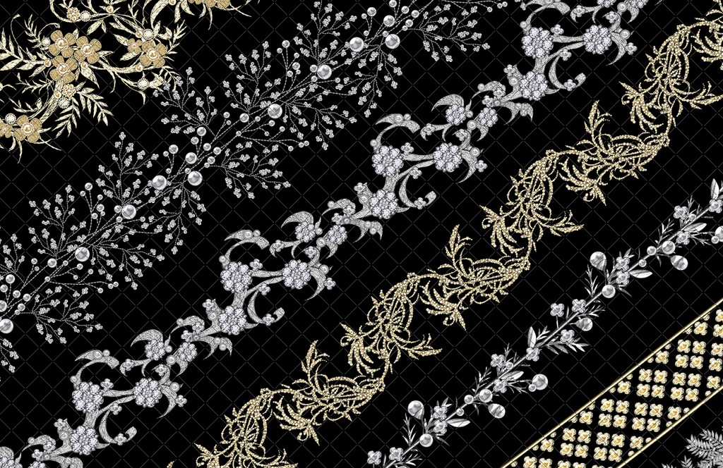 ビジュー装飾ブラシ(ユニセックス)