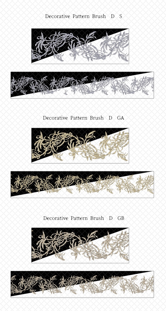 ビジュー装飾ブラシ(ユニセックス)