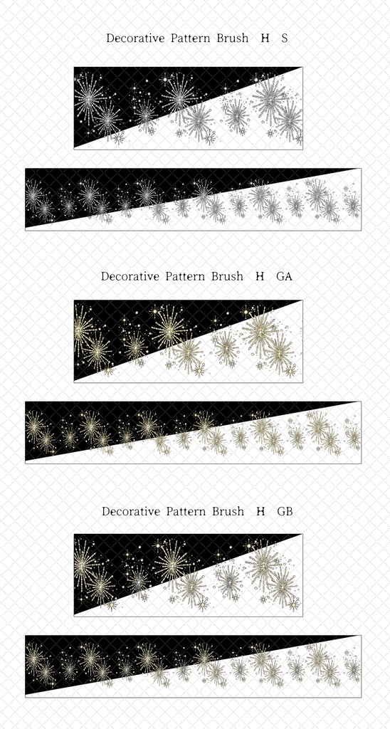 ビジュー装飾ブラシ(ユニセックス)