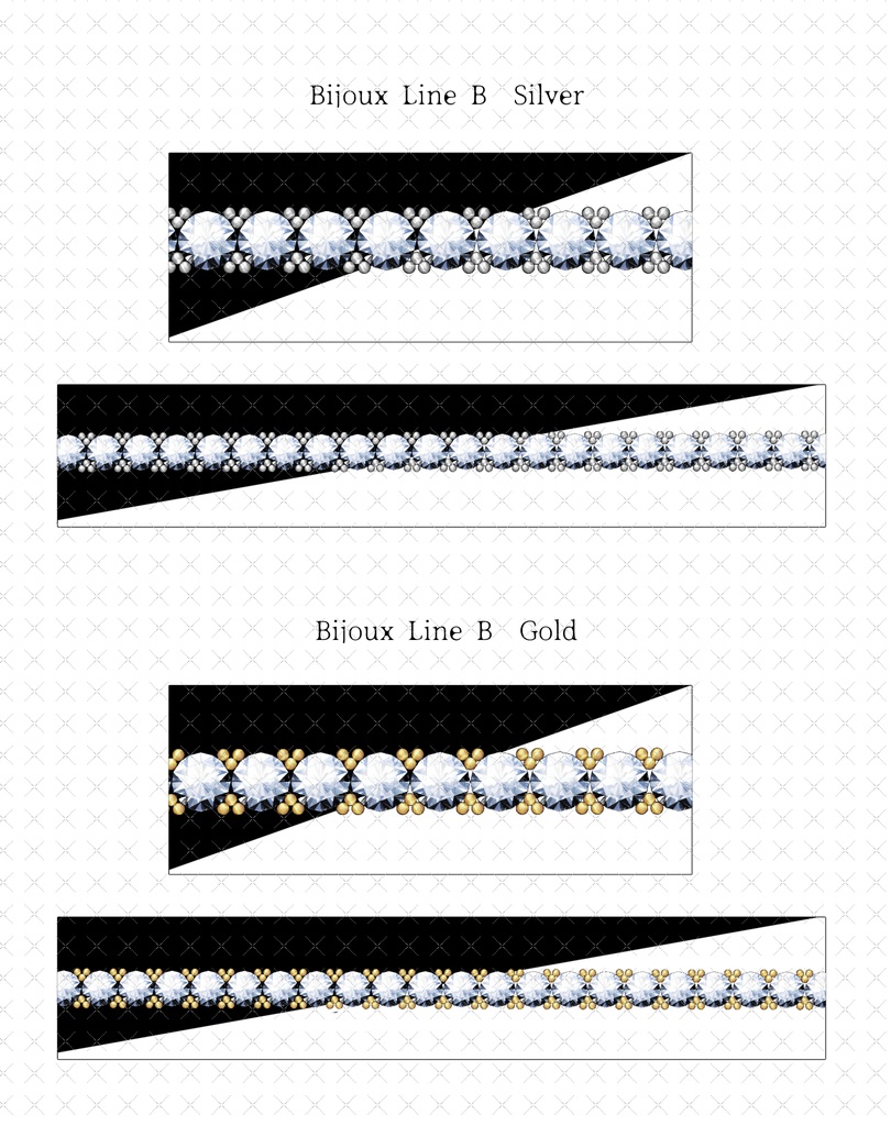 ビジュー装飾ブラシ(ユニセックス)