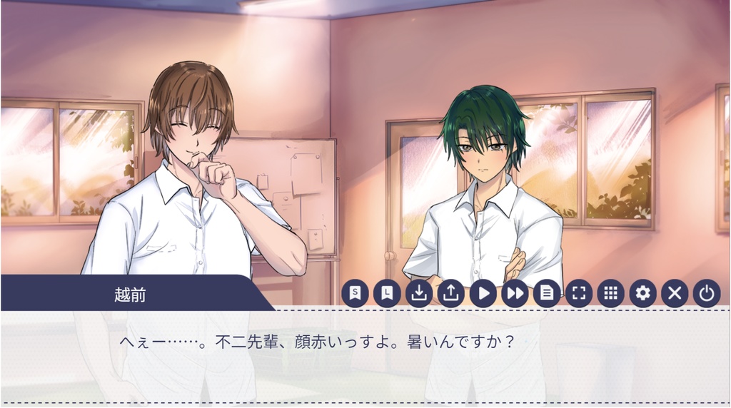 塚不二が部室でいちゃつくゲーム