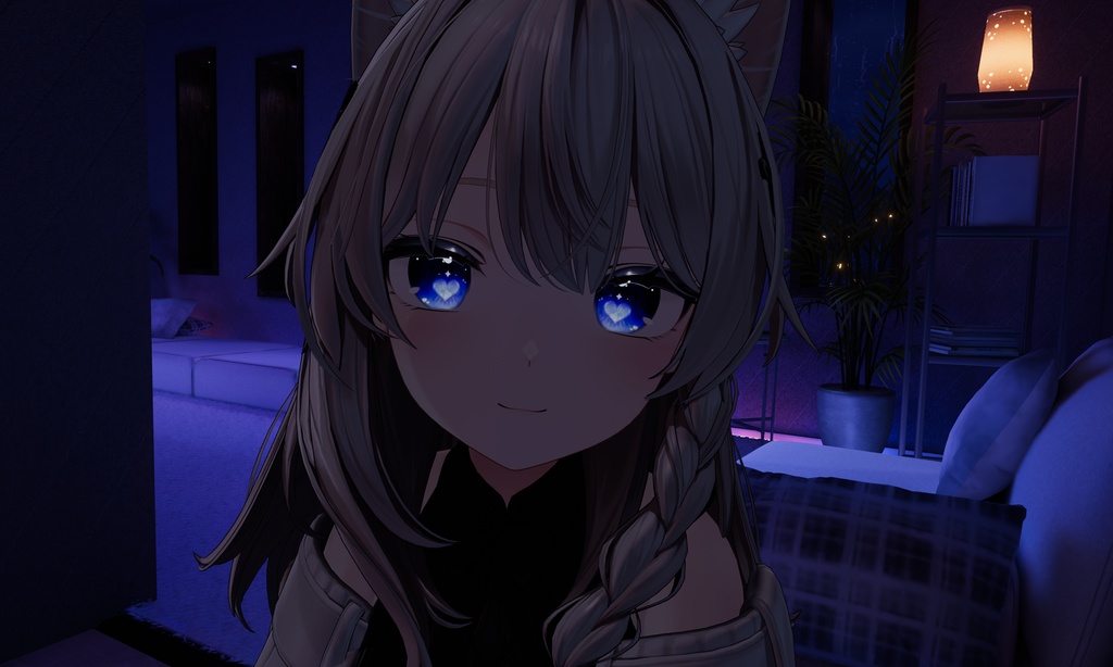 ♡ VRChat ♡ Valentines Love Note Eye Texture for Shinano / しなの, Selestia / セレスティア, Manuka / マヌカ