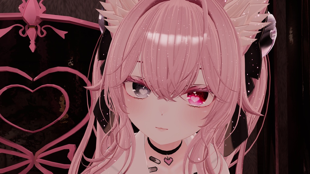 ♡ VRChat ♡ Valentines Love Note Eye Texture for Shinano / しなの, Selestia / セレスティア, Manuka / マヌカ
