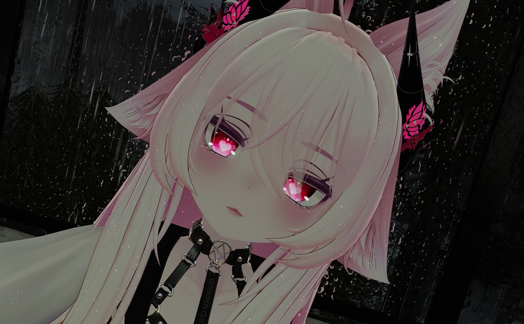 ♡ VRChat ♡ Valentines Love Note Eye Texture for Shinano / しなの, Selestia / セレスティア, Manuka / マヌカ
